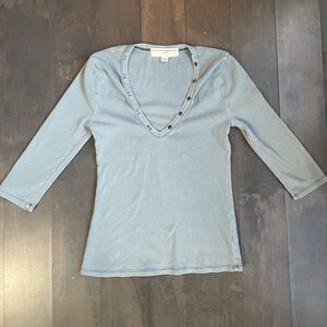 Project Social T x Urban Outfitters Women's V-Neck Top Size Small